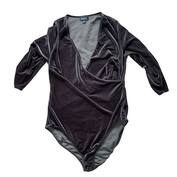 ModCloth Olive Green Suits You Well Bodysuit Size 1X - Picture 2 of 4